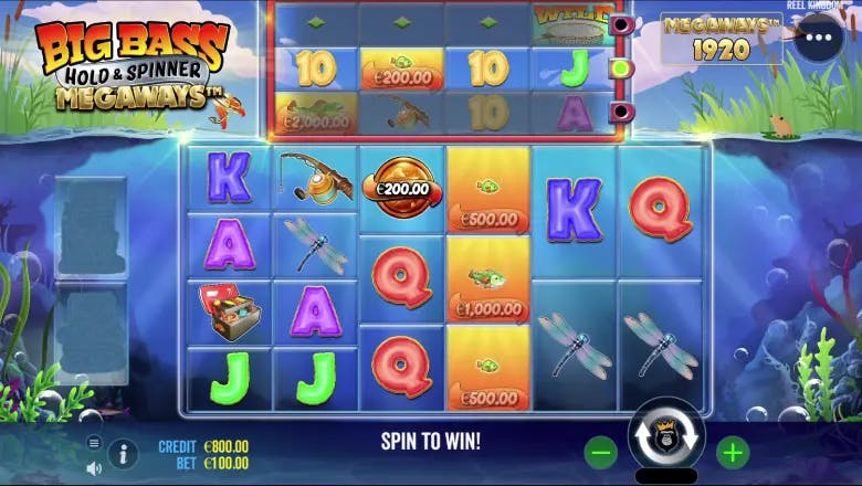 Big Bass Hold & Spinner Megaways Basegame