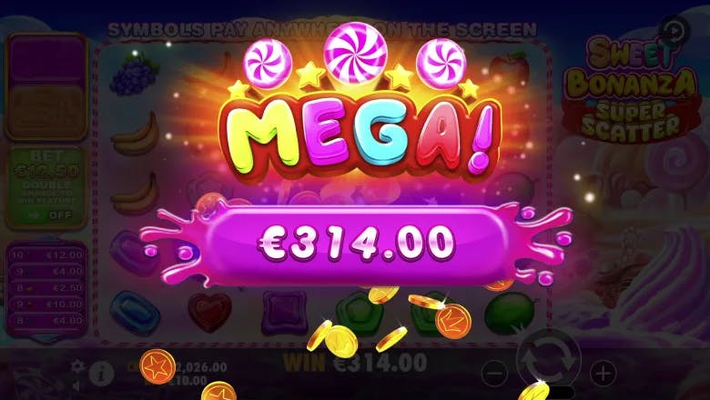 Sweet Bonanza Super Scatter Mega Win