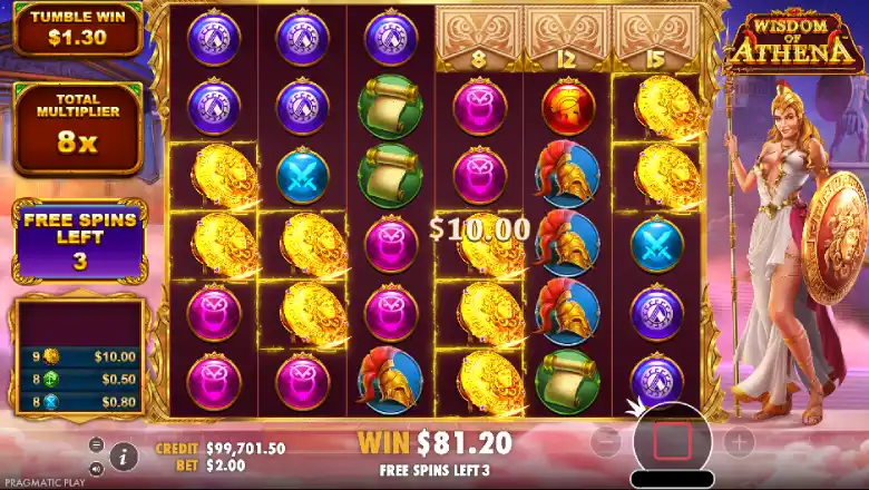 Wisdom of Athena Bonus Round