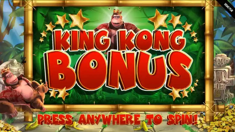 King Kong Cash Bonus Screen