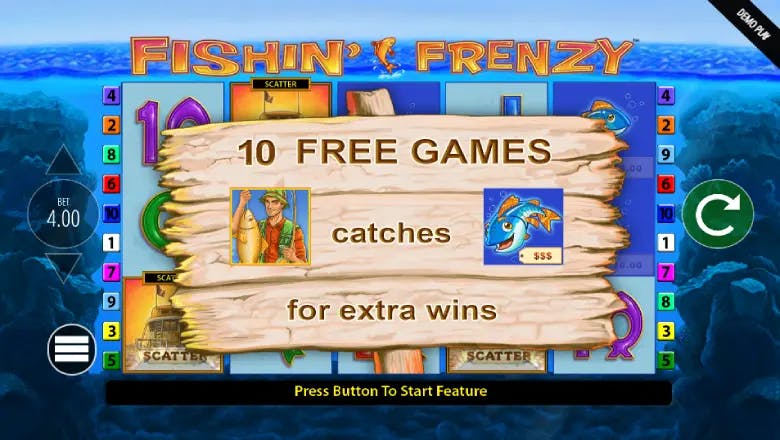 Fishin Frenzy Free Spins