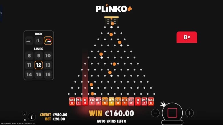 Plinko+ Multi ball gameplay