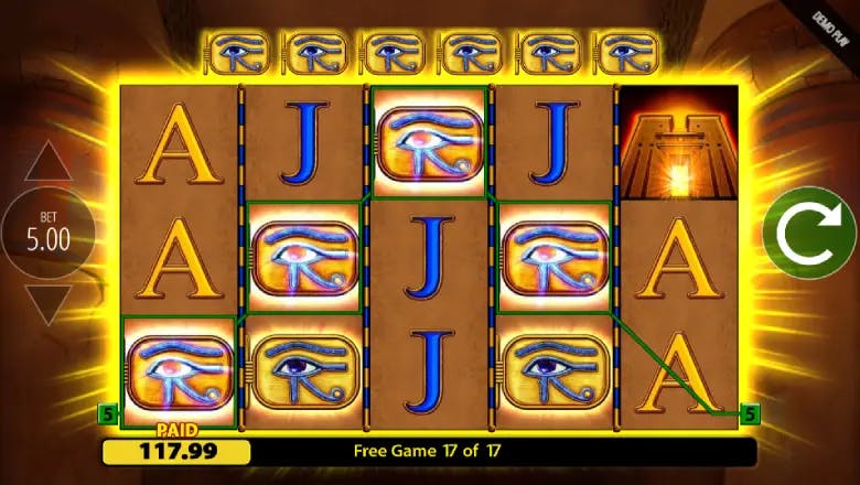 Eye of Horus Full Bonus Round