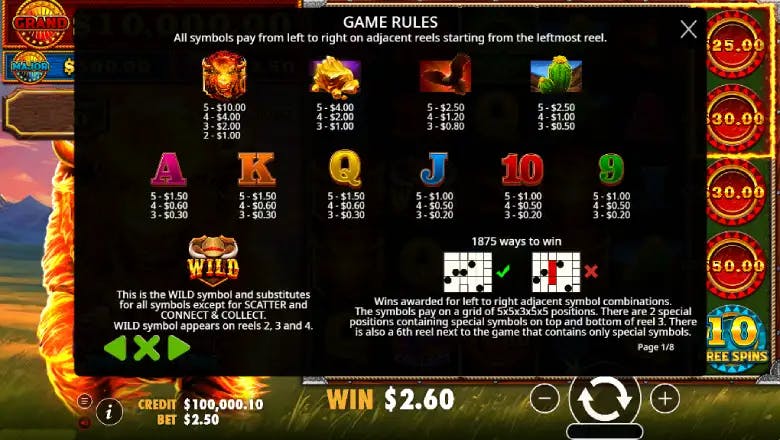 Fire Stampede 2 Symbols