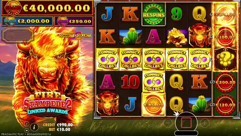 Fire Stampede 2 Bonus Feature 