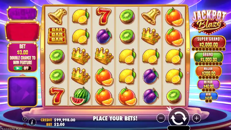 Jackpot Blaze Basegame