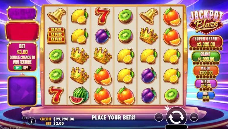 Jackpot Blaze Basegame