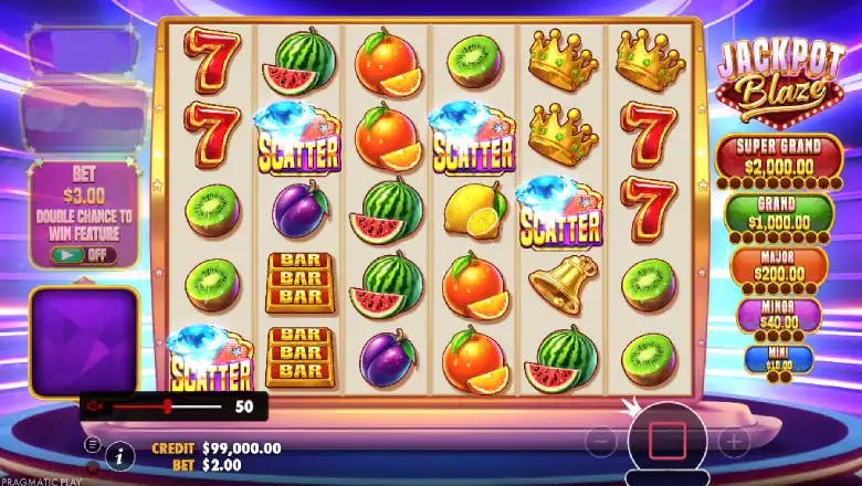 Jackpot Blaze Scatter Symbol