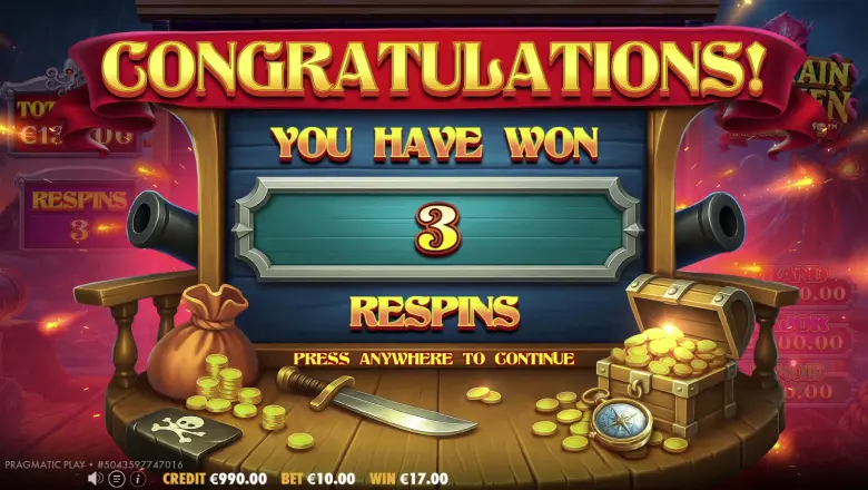 Captain Kraken Megaways Repins