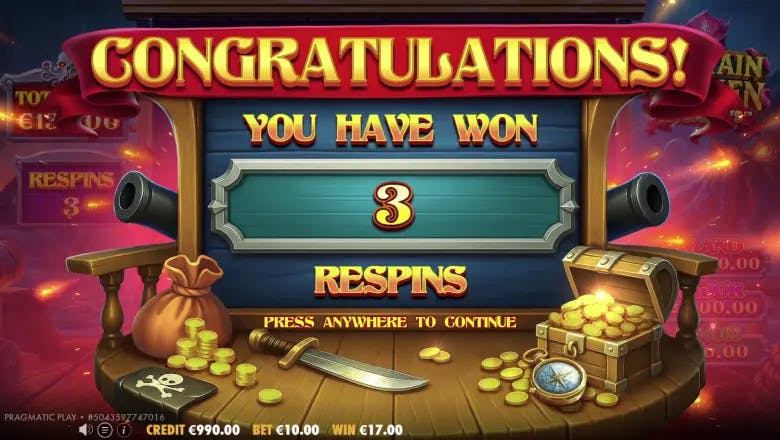 Captain Kraken Megaways Repins