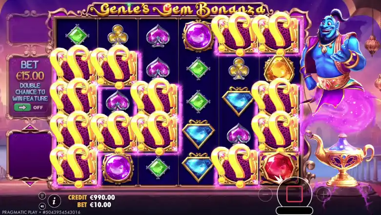 Genie's Gem Bonanza Feature Spin