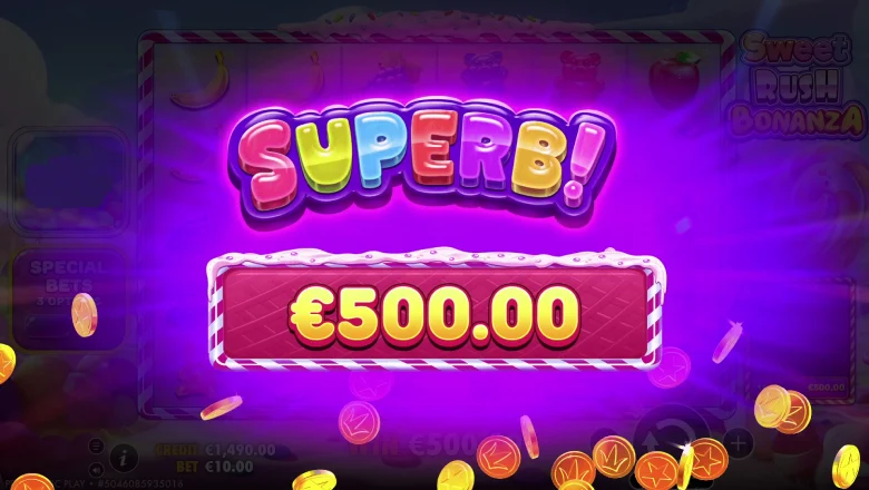 Sweet Rush Bonanza Superb Win