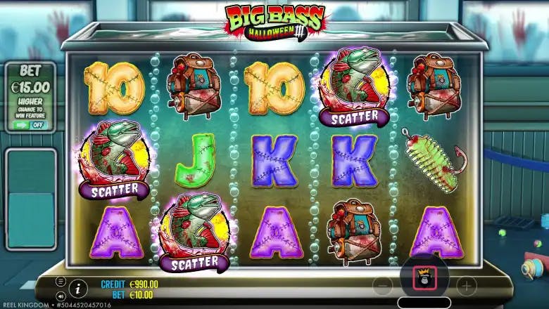 Big Bass Halloween 3 Gameplay