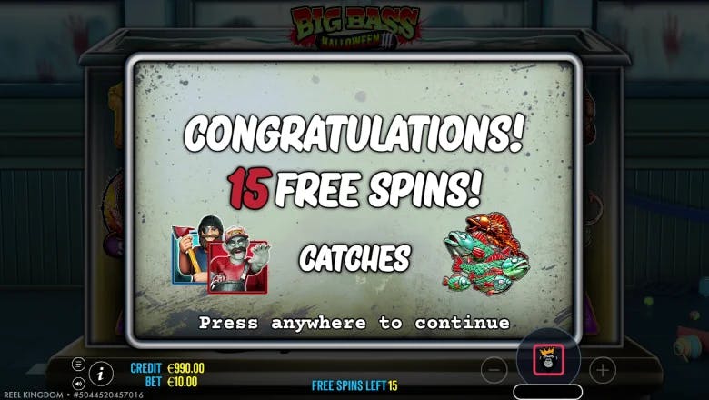 Big Bass Halloween 3 Free Spins