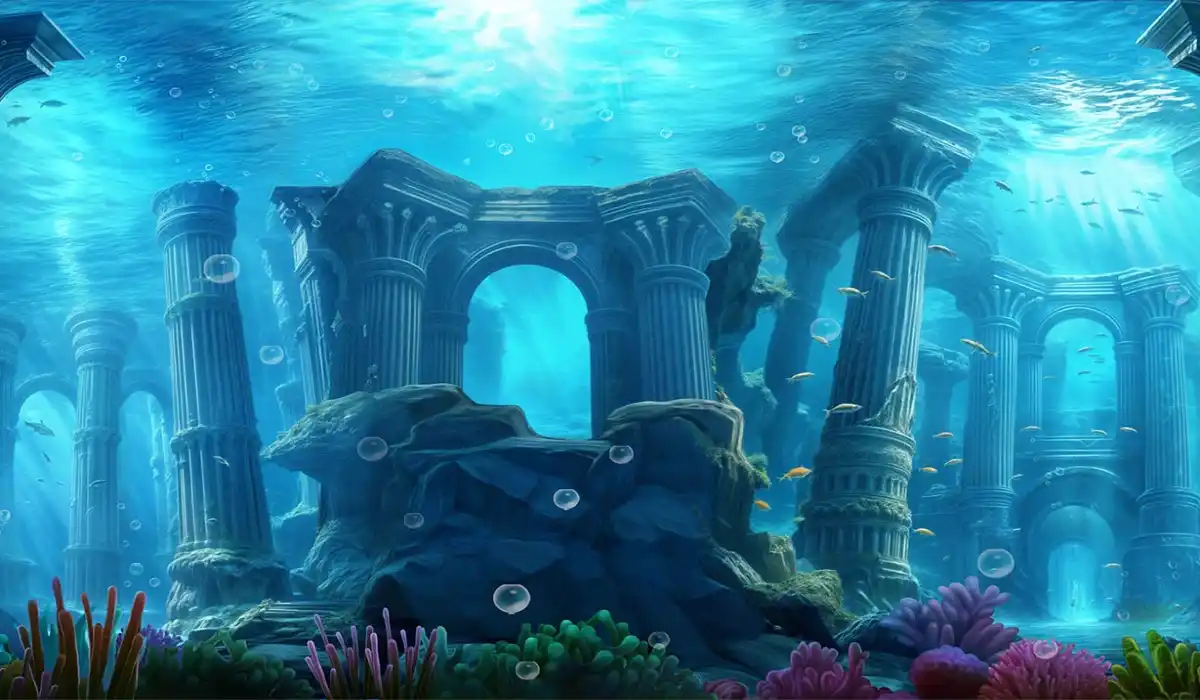 Mermaid's Treasure Trove Background