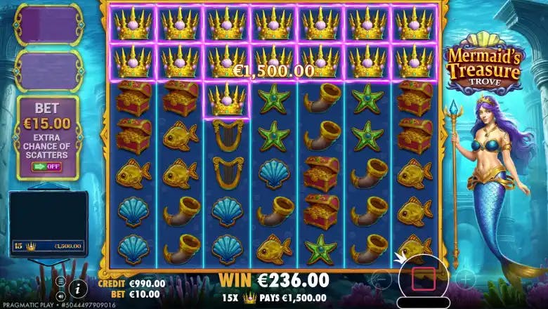 Mermaid's Treasure Trove Gameplay