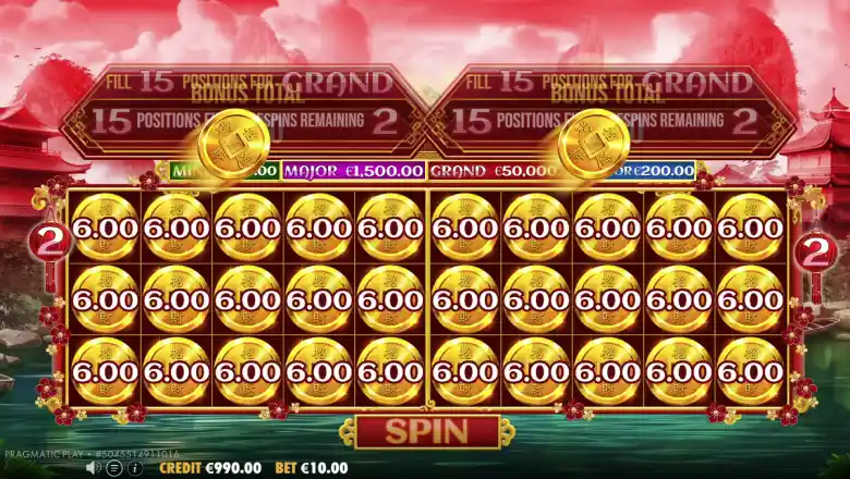 Chests of Cai Shen 2 Double Bonus Feature