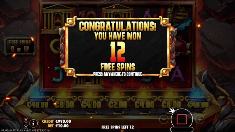 Lava Balls Free Spins
