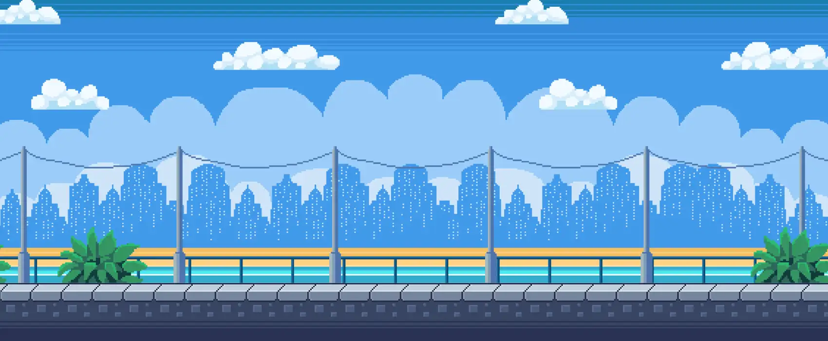 Banana Town Background