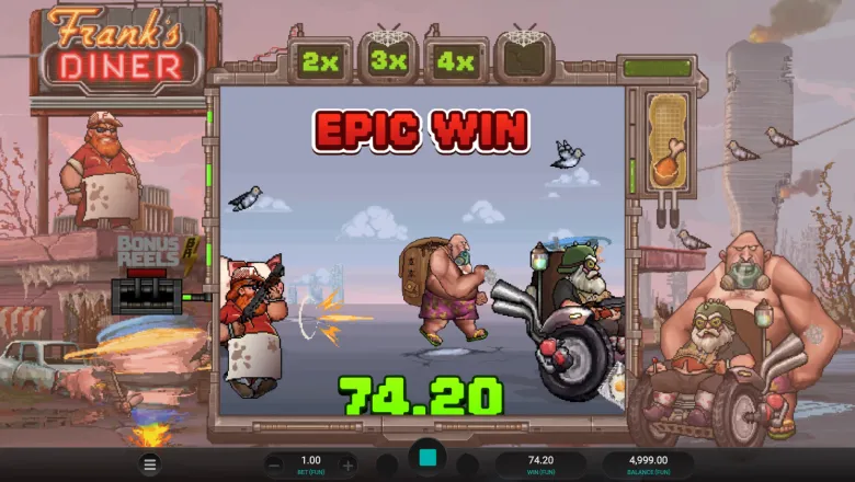 Franks Diner Epic Win