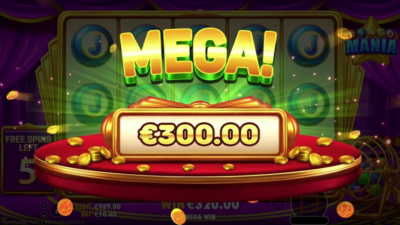 Bingo Mania Mega Win