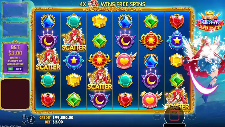 Starlight Princess Super Scatter – Scatter Feature