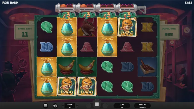 Iron Bank Wild mulipliers