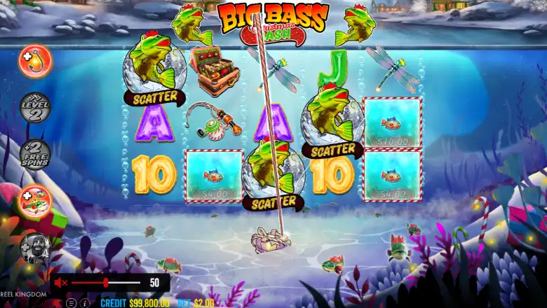 Big Bass Christmas Bash Modifier Feature