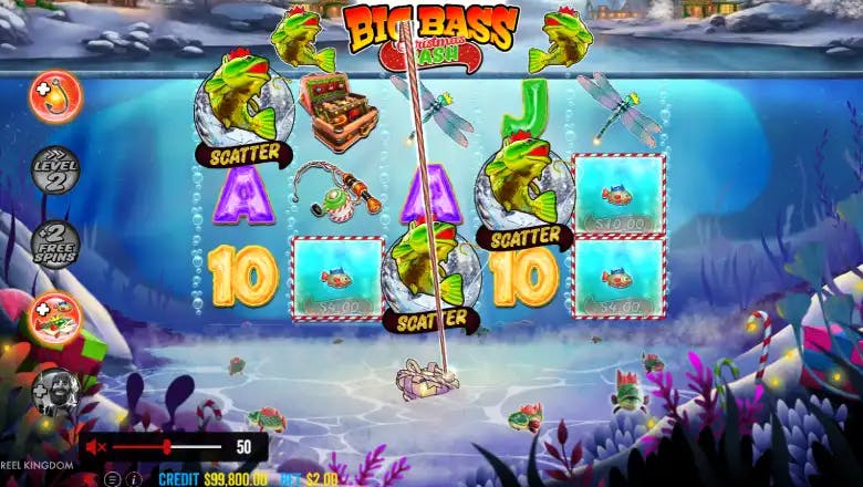 Big Bass Christmas Bash Modifier Feature