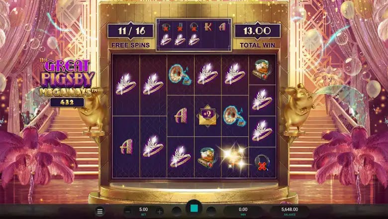 The Great Pigsby Megaways Free Spins