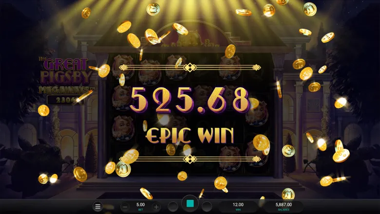 The Great Pigsby Megaways Epic Win
