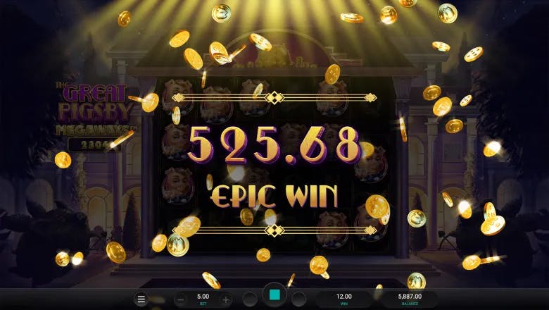 The Great Pigsby Megaways Epic Win