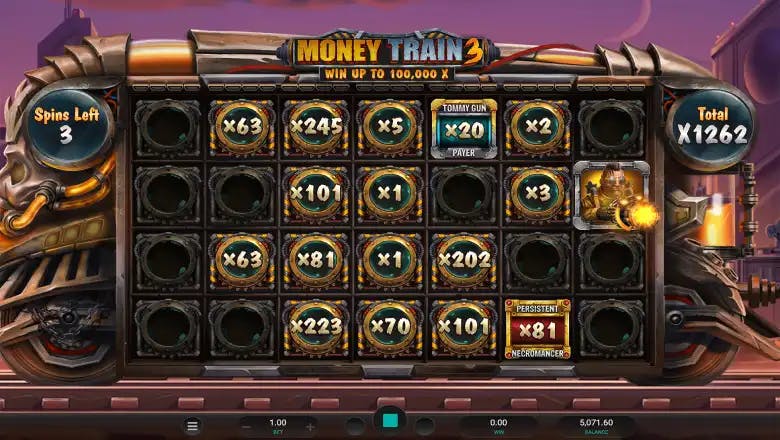 Money Train 3 Bonus Round Gameplay