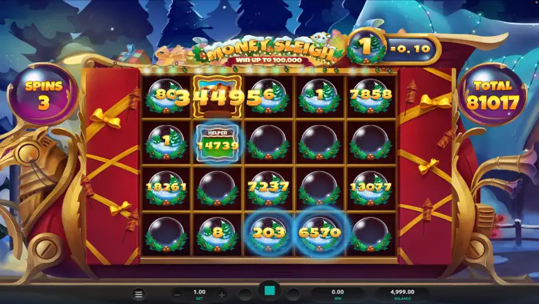 Money Sleigh Bonus Win