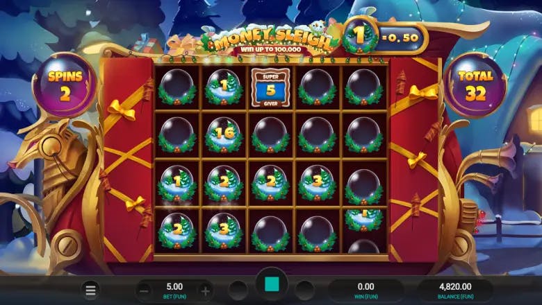 Money Sleigh Bonus Round