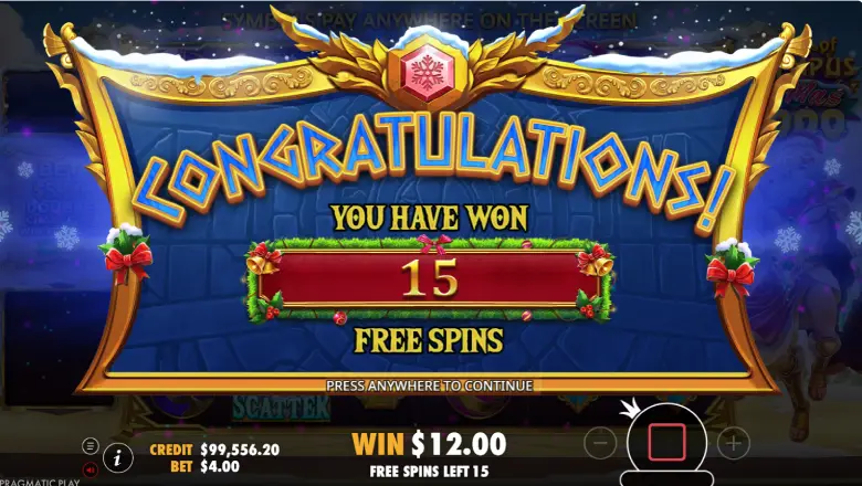Gates of Olympus Xmas 1000 Free Spins