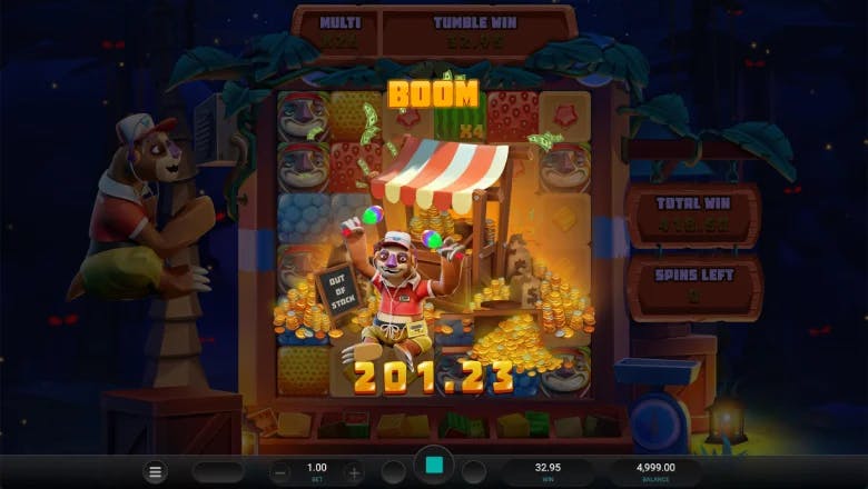 Sloth tumble Big Win