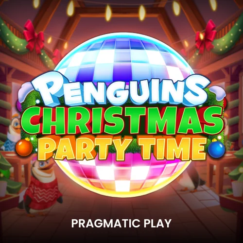 Penguins Christmas Party Time Icon