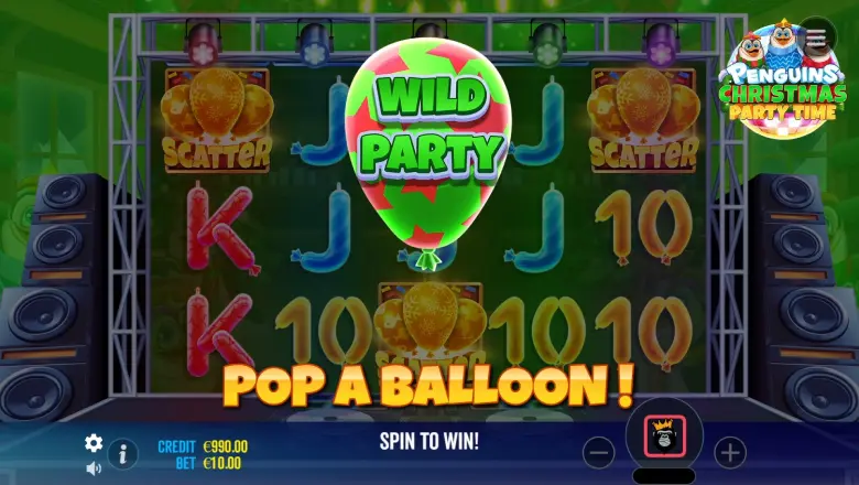 Penguins Christmas Party Time Wild Party