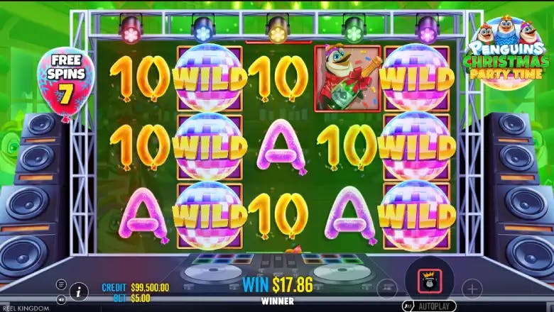 Penguins Christmas Party Time Bonus Round