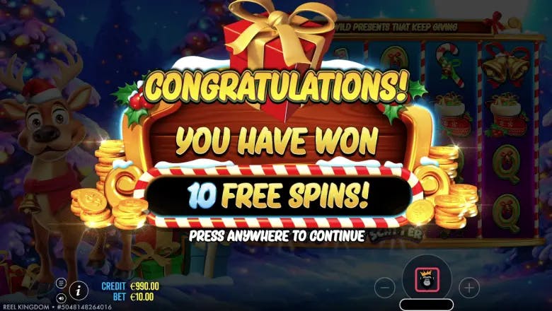 Santa's Slay Free Spins