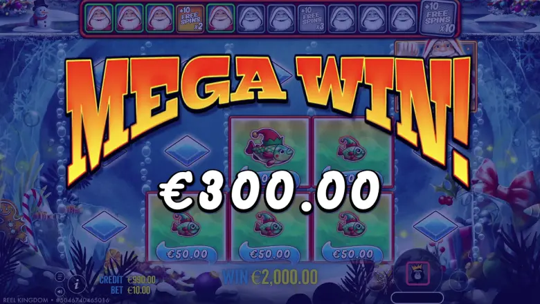 Big Bass Christmas Frozen Lake Mega Win