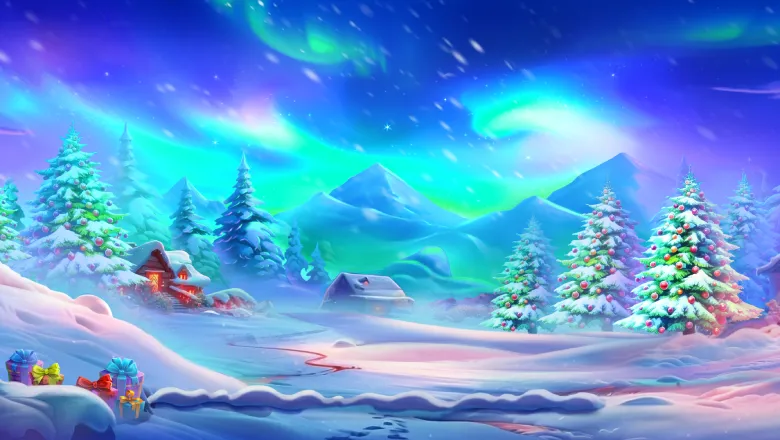 Santas Xmas Rush Background