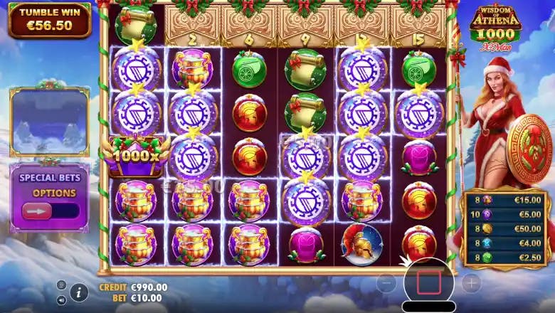 Wisdom of Athena 1000 Xmas Gameplay