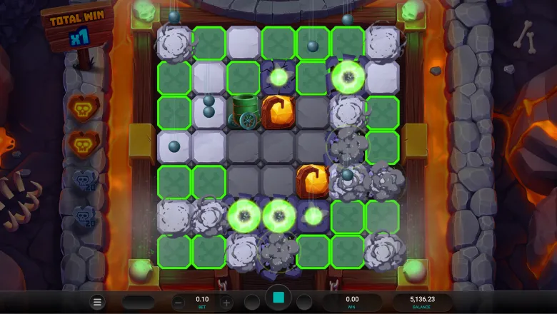 Bone Raiders Bonus Round Gameplay