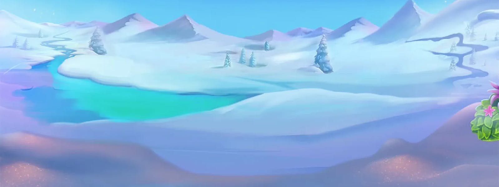 Frozen Tropics Background