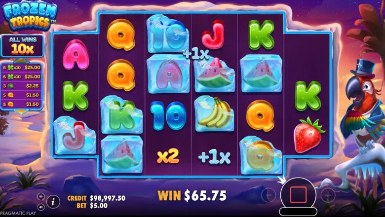 Frozen Tropics Bonus Round