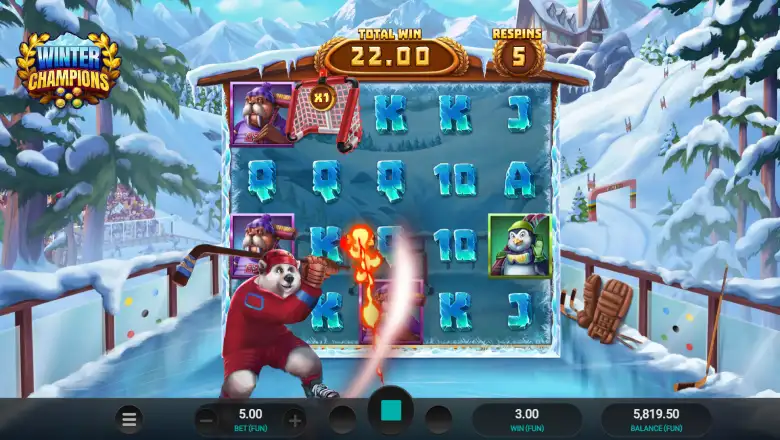 Winter Champions Ice Hocky Bonus