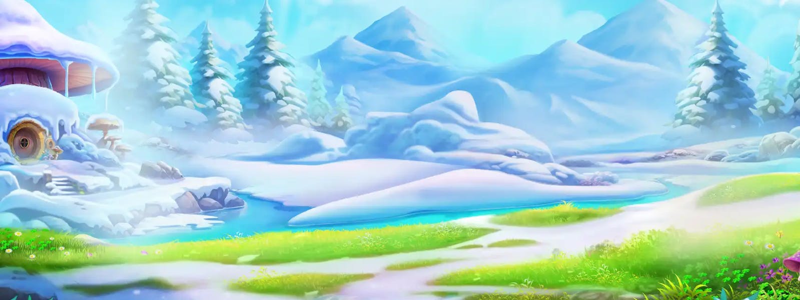 5 Frozen Charms Megaways Background