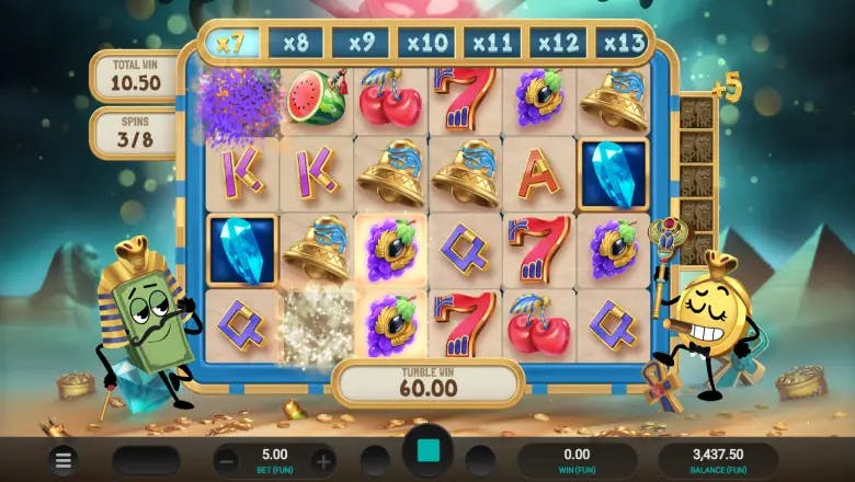 Bill & Coin 2 Mummy Mischief multi ladder Bonus